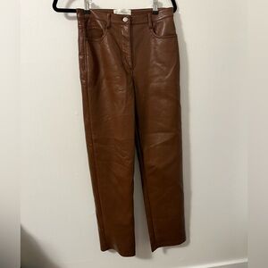 Wilfred Aritzia Vegan Leather pants size 4